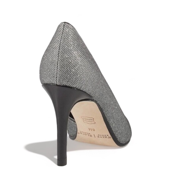 Whbm Athena Silver Glitter Pointed  Heels - Picture 2 of 4